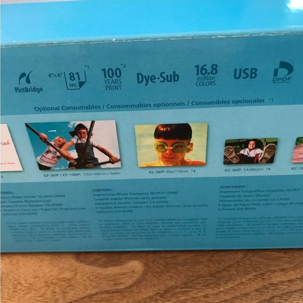NIB Canon Selphy CP400 Photo Printer